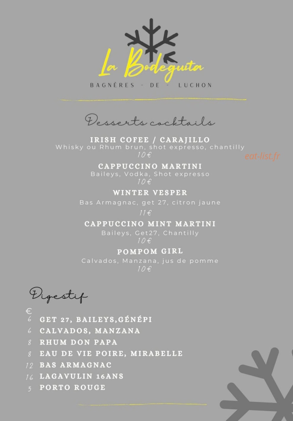 La Bodeguita — carte page 5