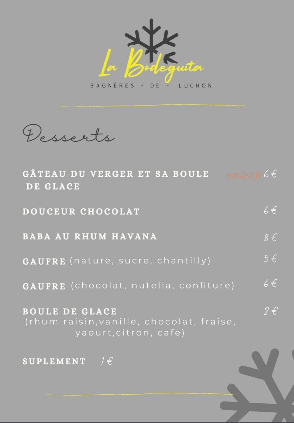 La Bodeguita — carte page 4