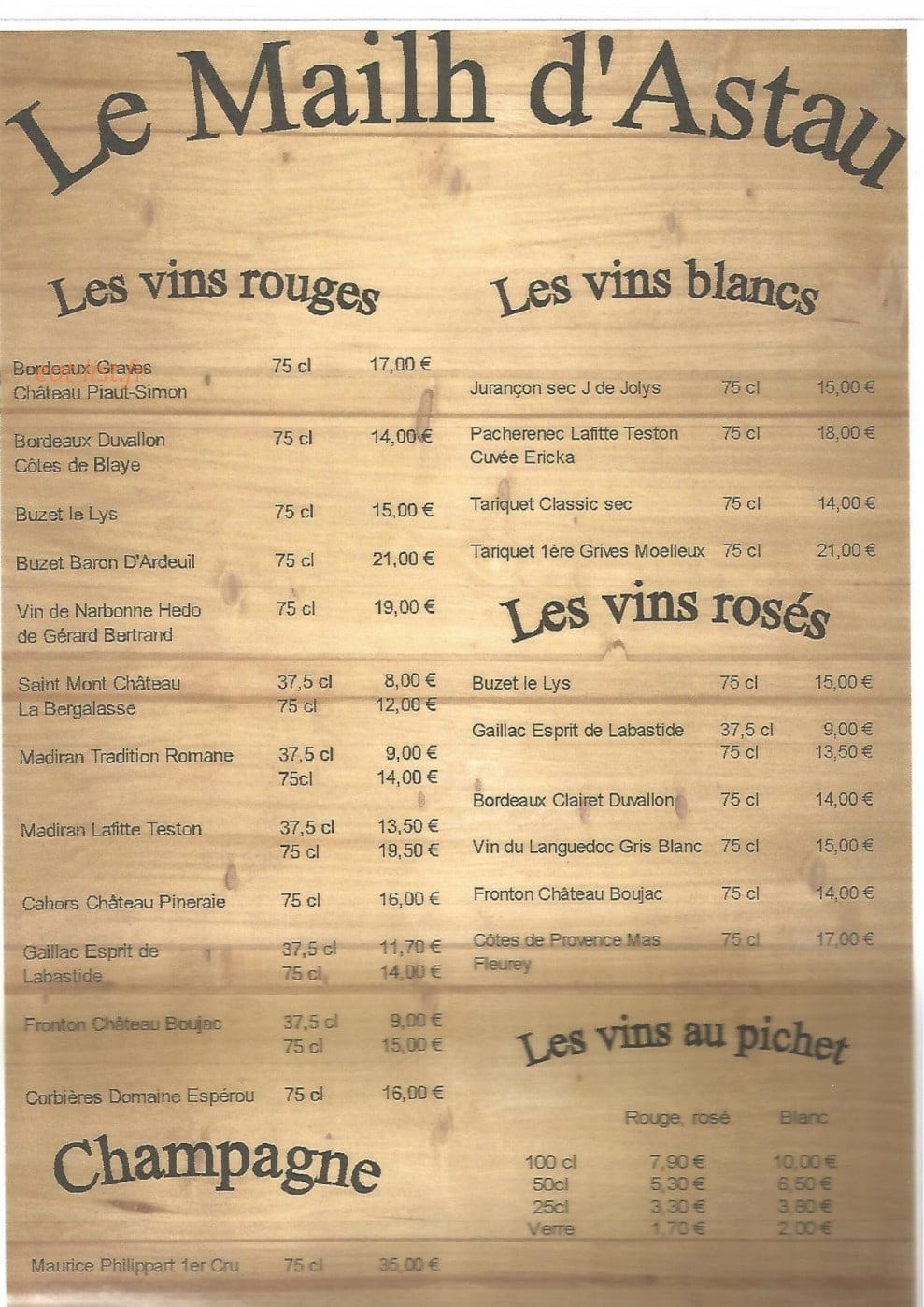 Le Mailh d'Astau — carte page 4