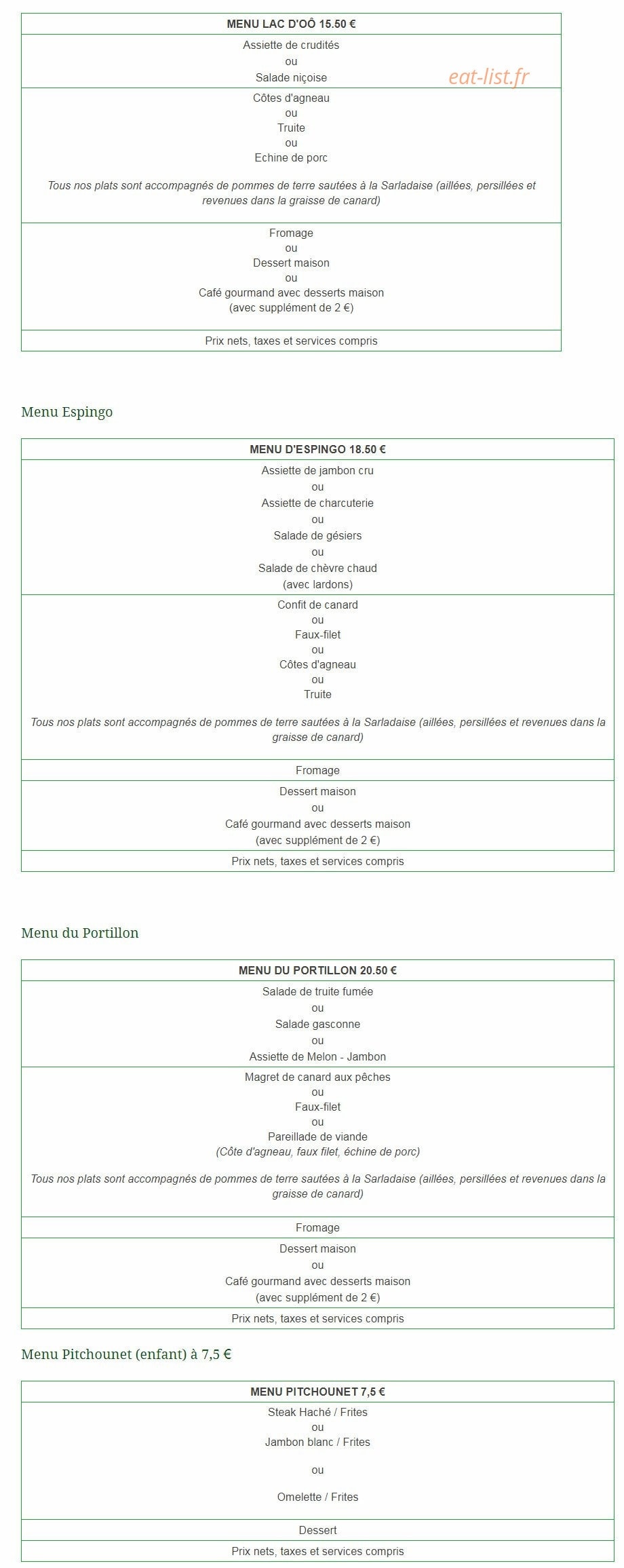 Le Mailh d'Astau — carte page 2