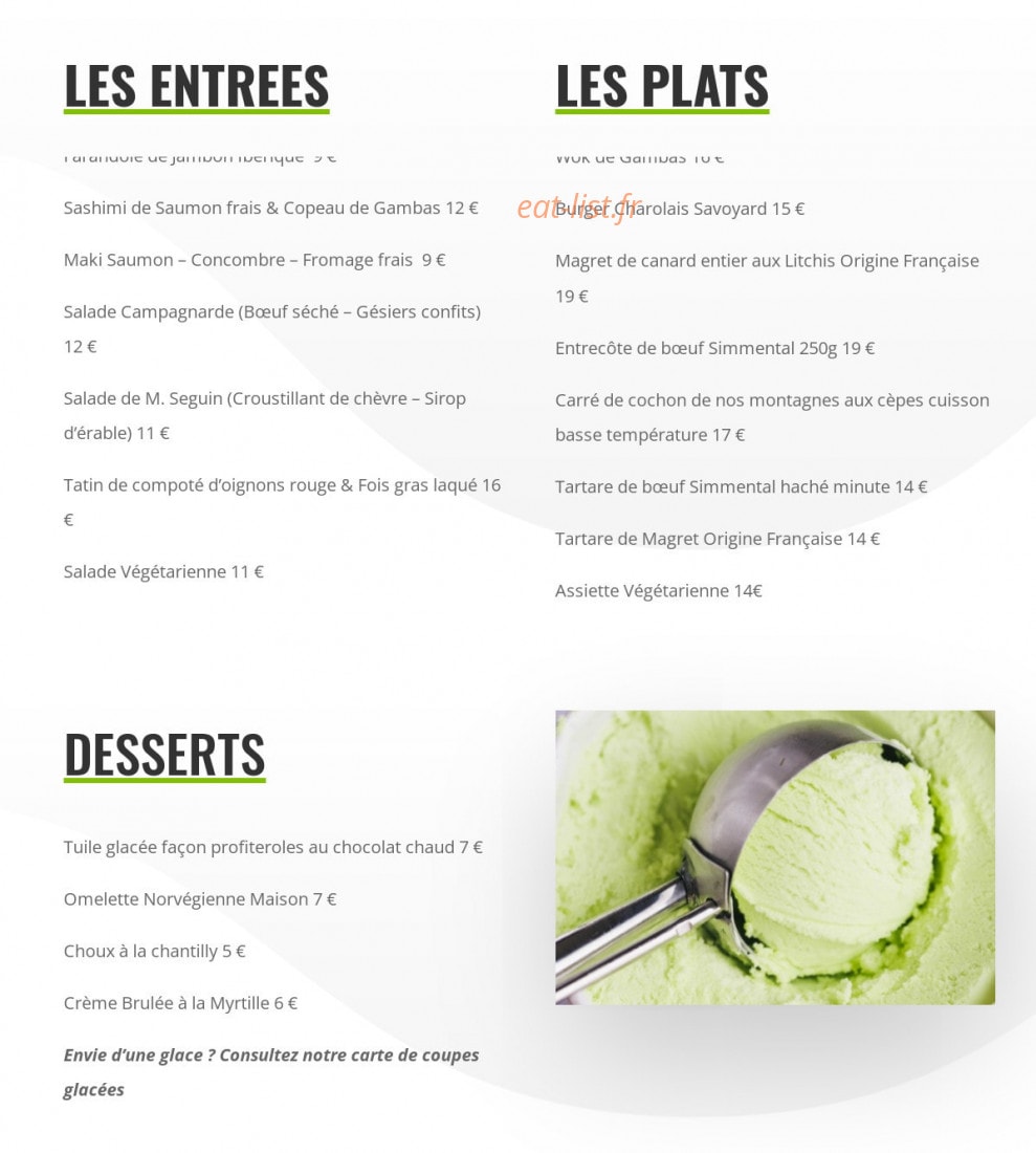 Le Métropole — carte page 1