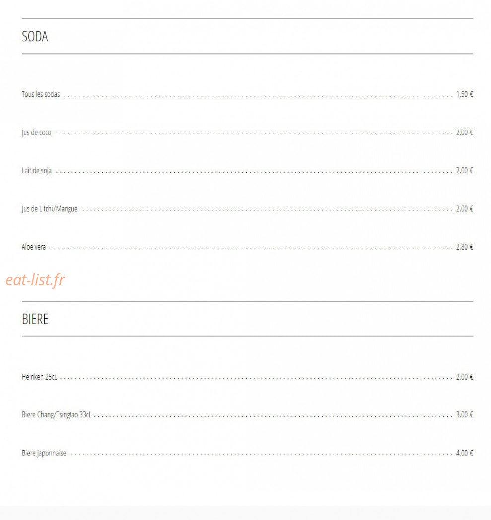 Thai Hoa — carte page 6