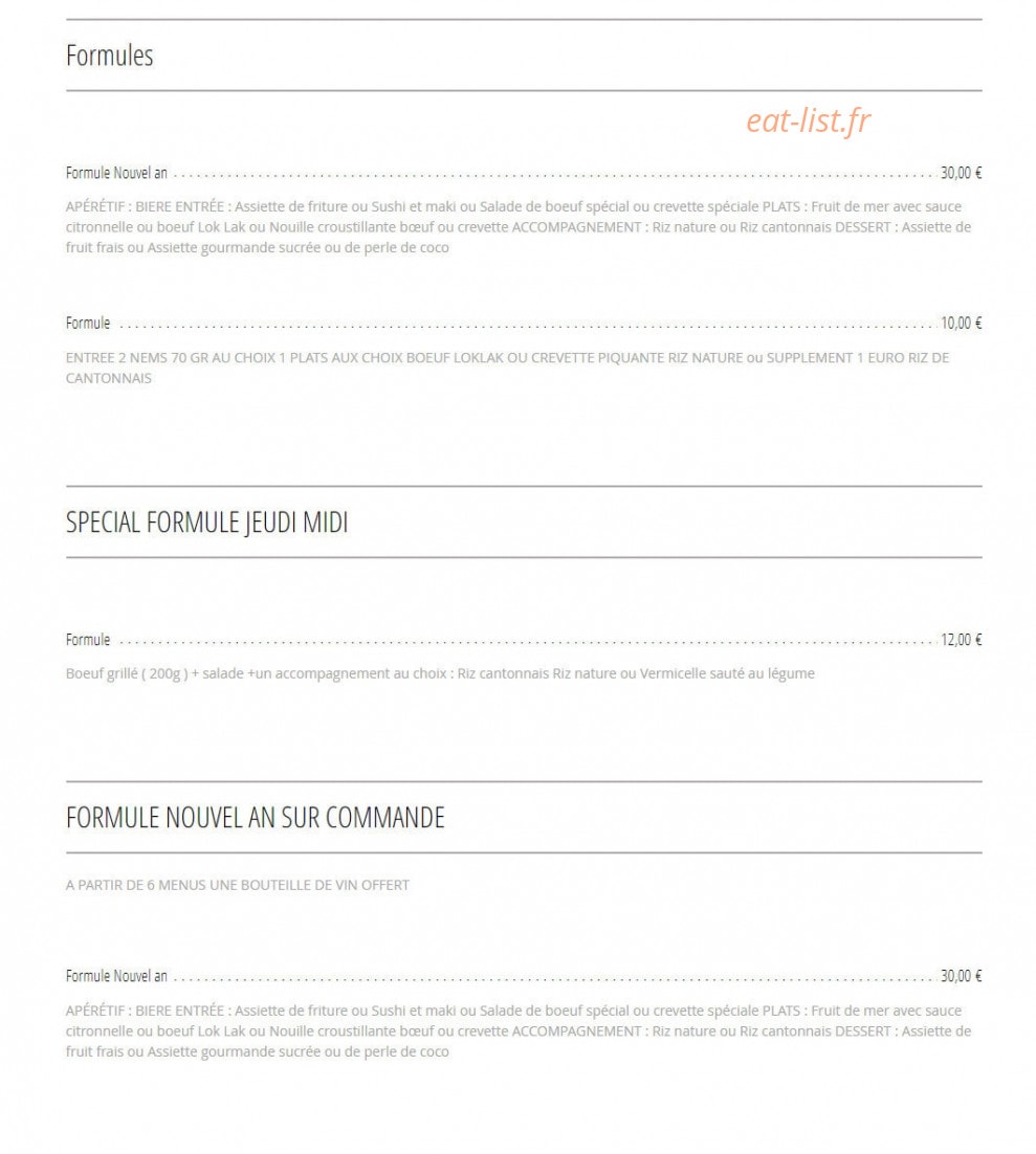 Thai Hoa — carte page 5