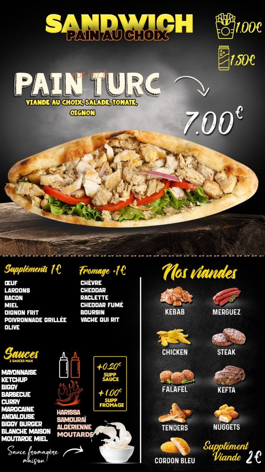 Antalya Kebab — carte page 6