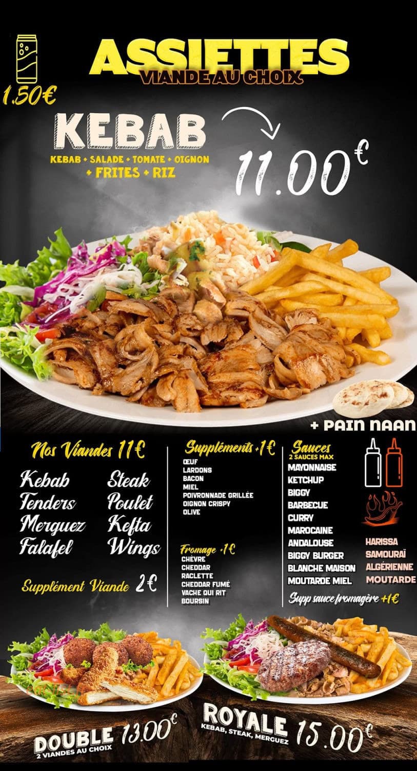 Antalya Kebab — carte page 2