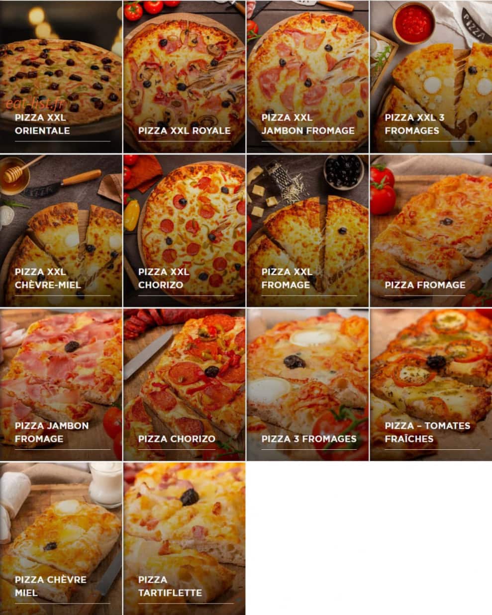 Carte et menu de Boulangerie Marie Blachère à Portet sur Garonne — Les pizzas suites