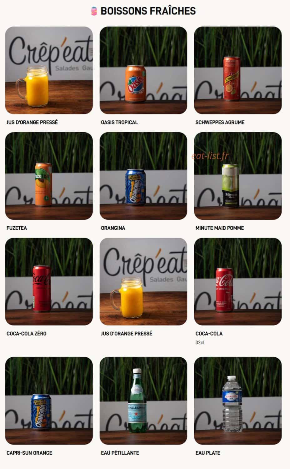 Crep Eat — carte page 12