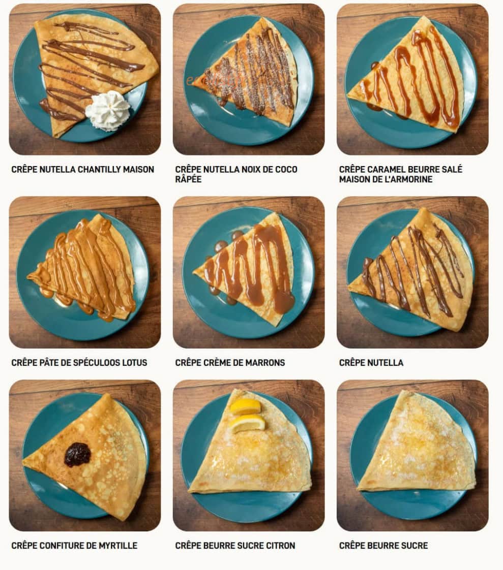 Crep Eat — carte page 7