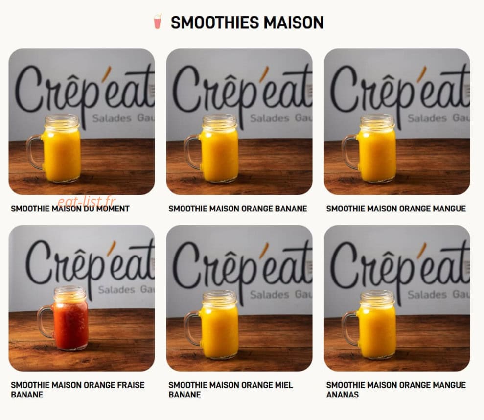 Crep Eat — carte page 10