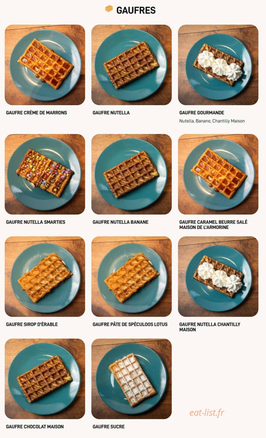 Crep Eat — carte page 8