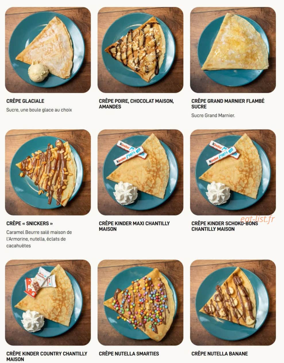 Crep Eat — carte page 6