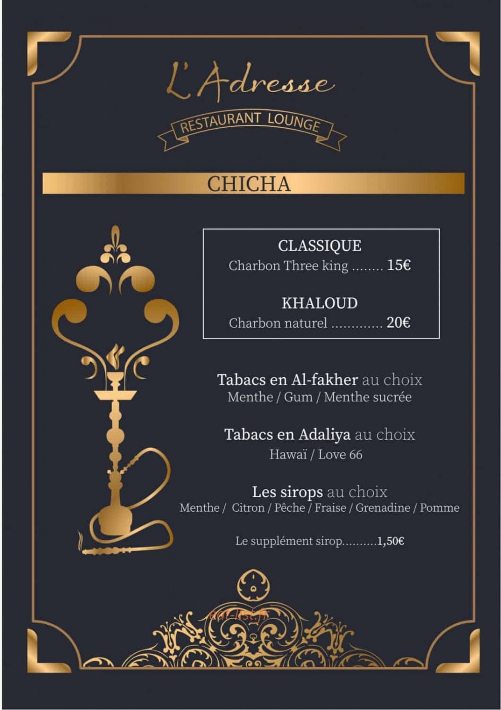 l'adresse — carte page 7