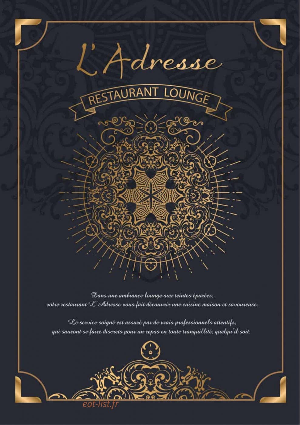 l'adresse — carte page 1