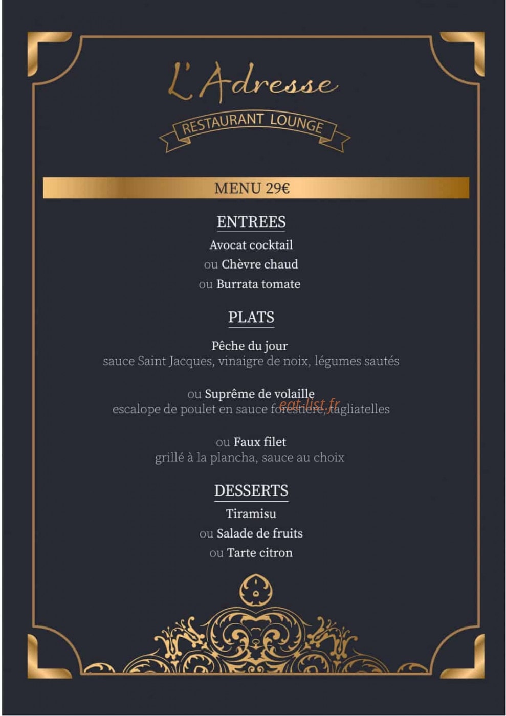 l'adresse — carte page 5
