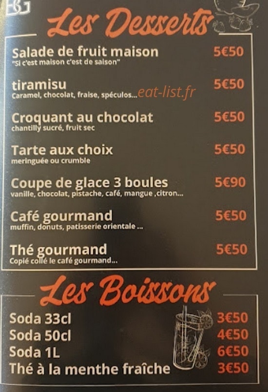 Beef & Grill — carte page 6