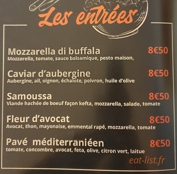 Beef & Grill — carte page 1