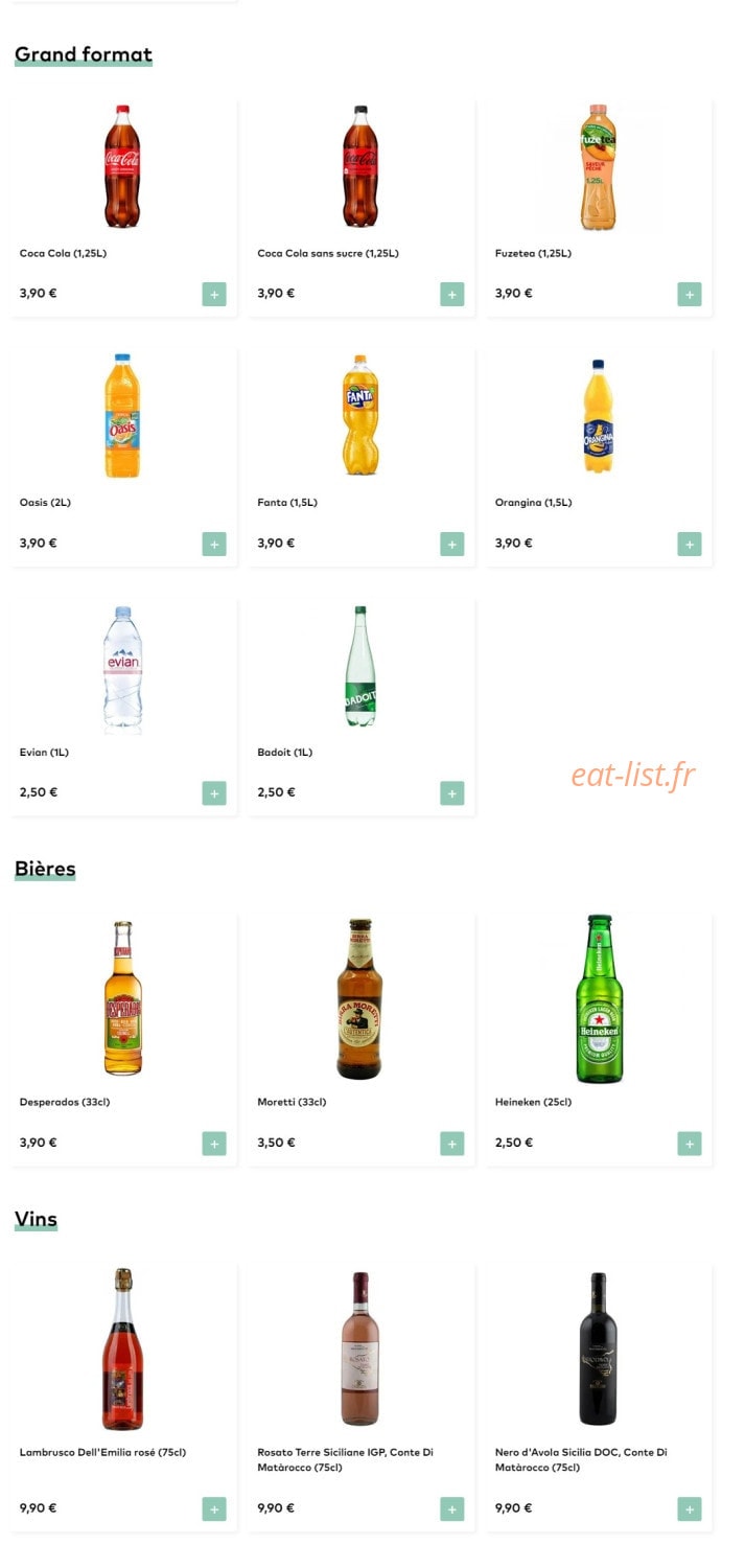 Tutti Pizza — carte page 6