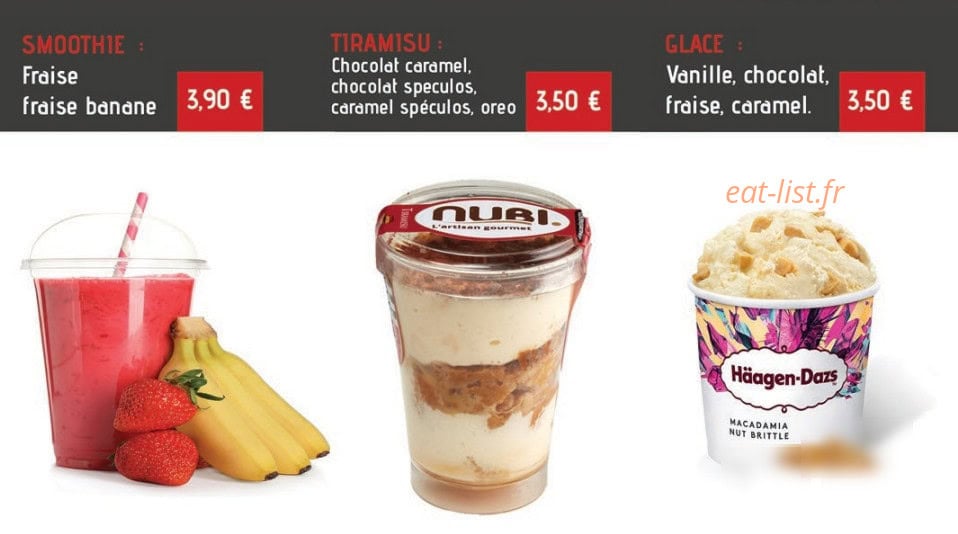 Burger & Co — carte page 3