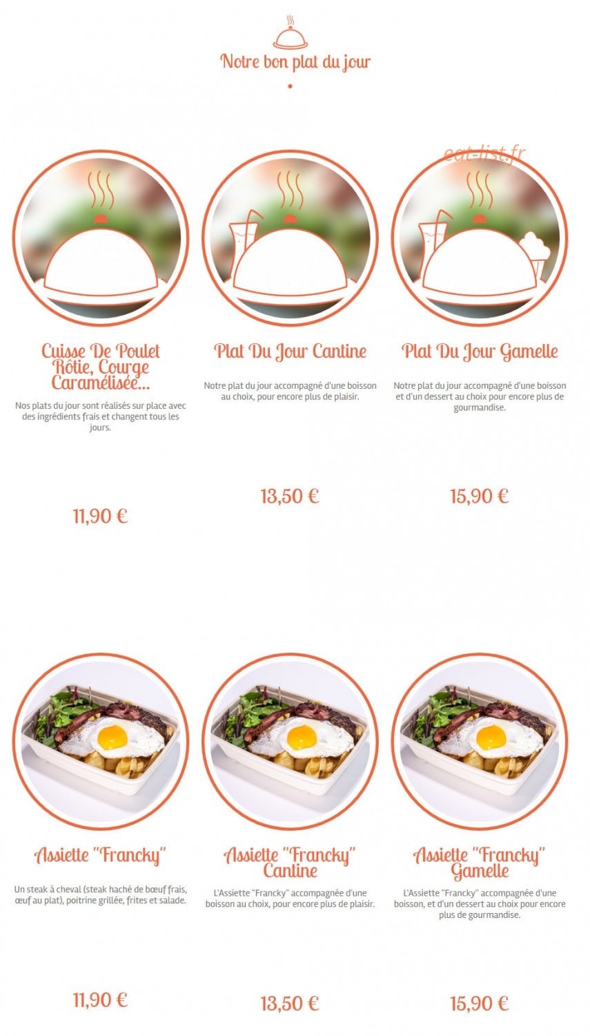 Cantine & Gamelle — carte page 3