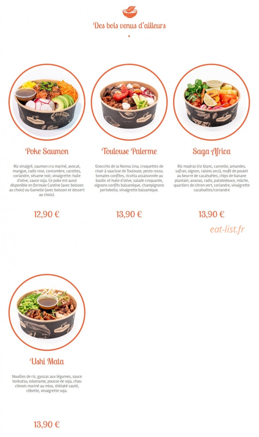 Cantine & Gamelle — carte page 7
