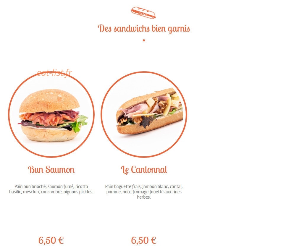 Cantine & Gamelle — carte page 8