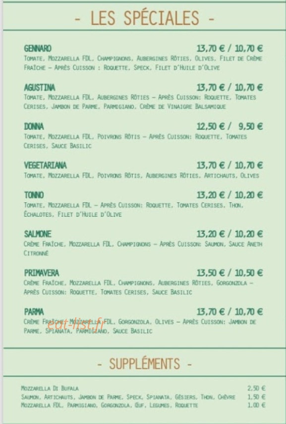 Gennaro — carte page 3