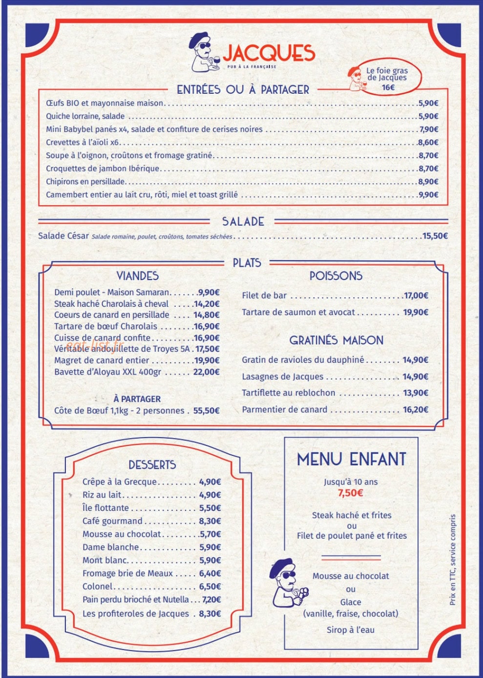Jacques — carte page 1