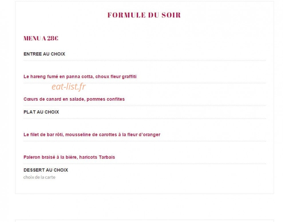 Le Carrousel — carte page 3