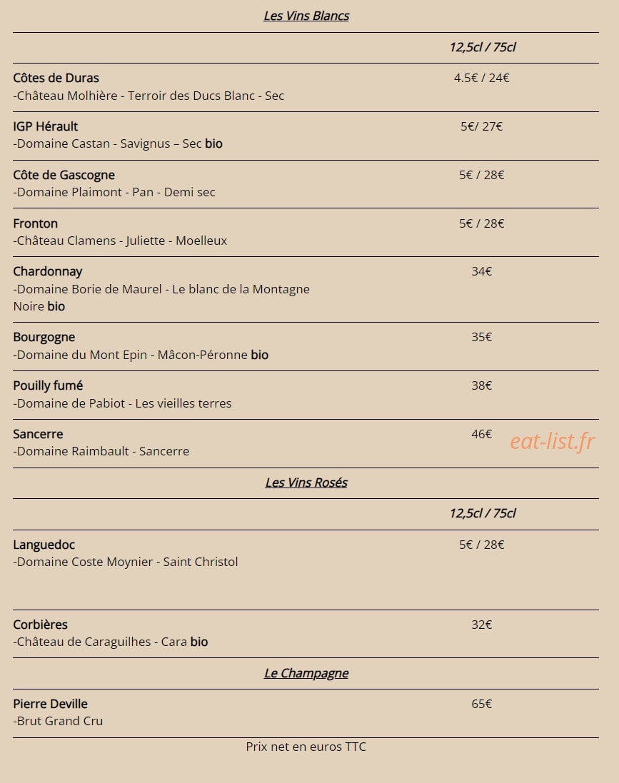 Le Sylva — carte page 6