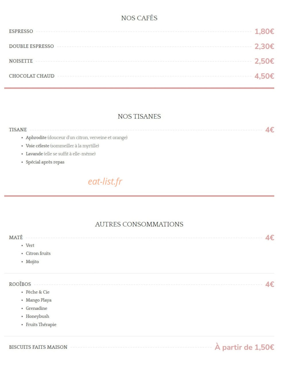 Libère Mets Sens — carte page 2