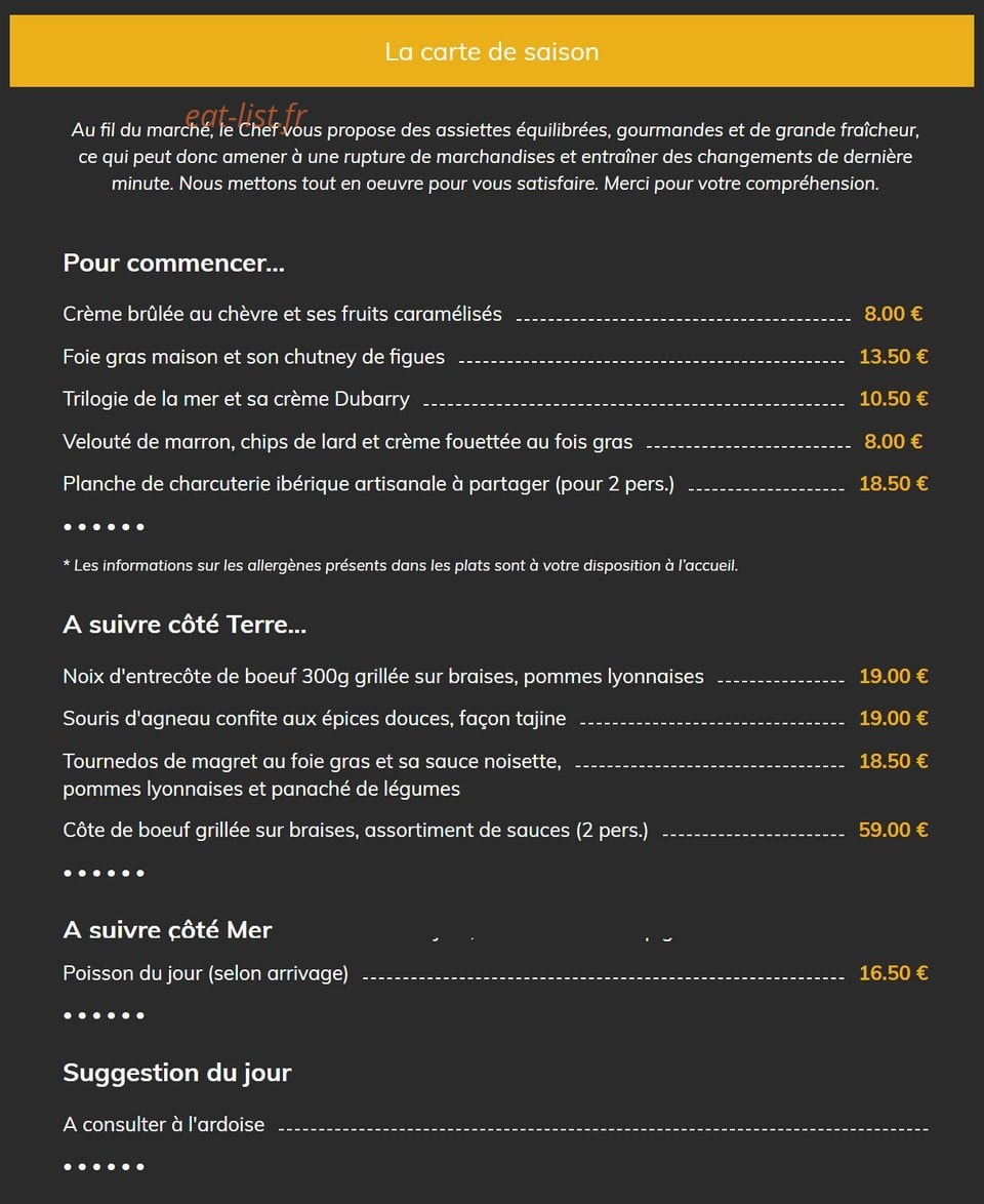Le Kabestan — carte page 2