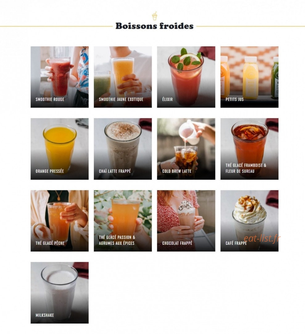 Columbus Café & Co — carte page 4