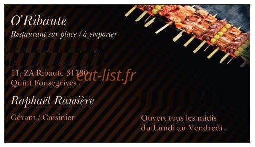 O'Ribaute — carte page 1