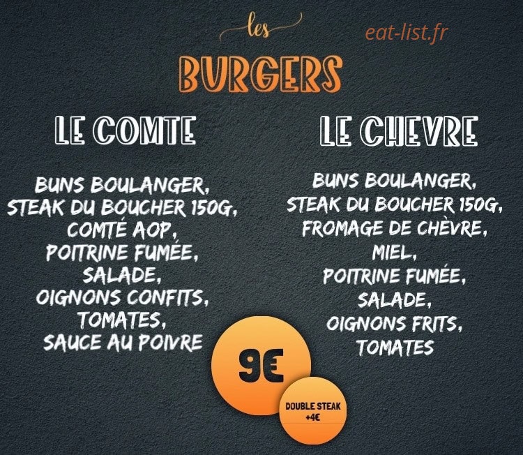O Fonbo Café — carte page 2