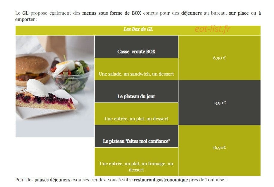 Le GL — carte page 2