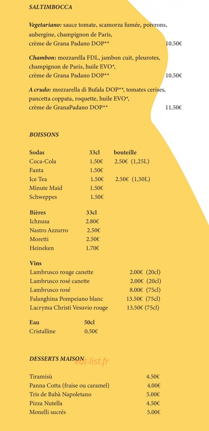 N'ataPizza — carte page 2