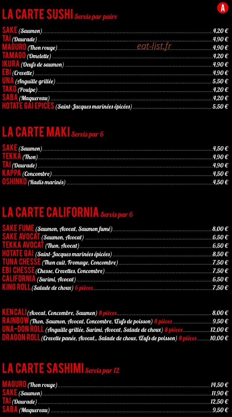Akasaka — carte page 5