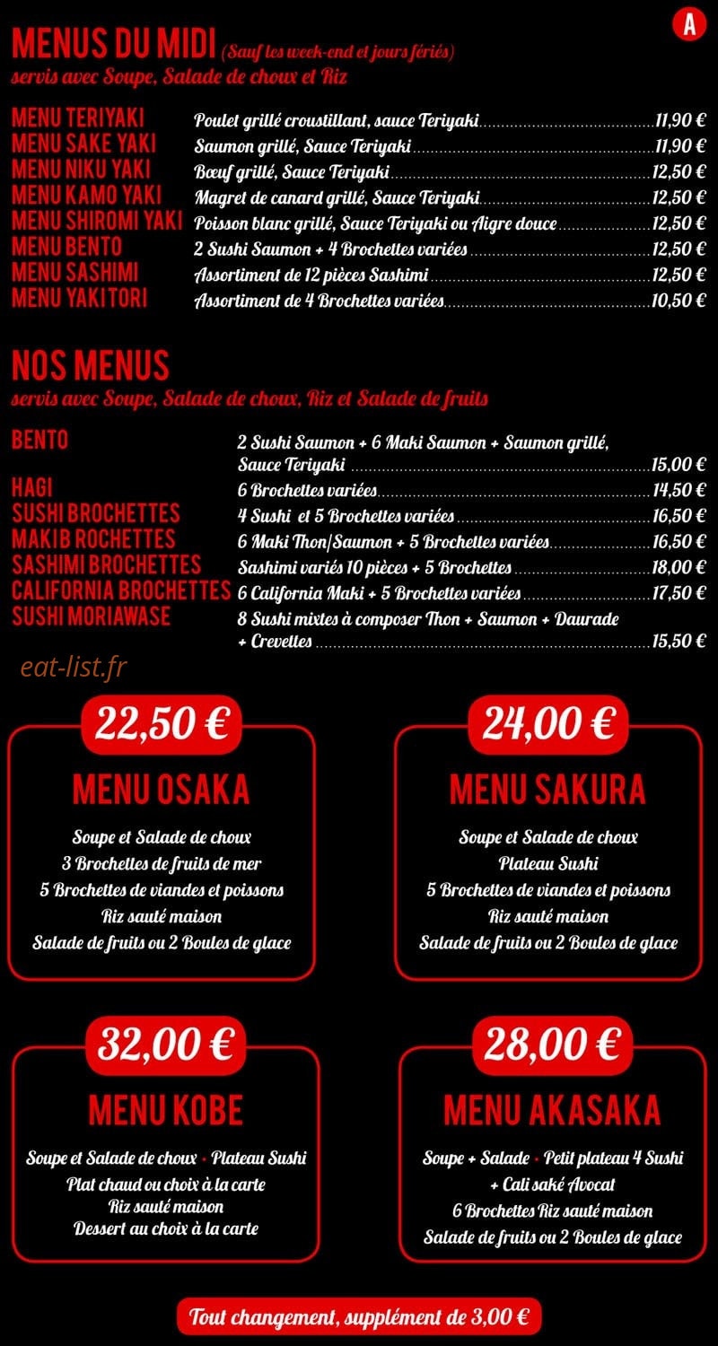 Akasaka — carte page 3