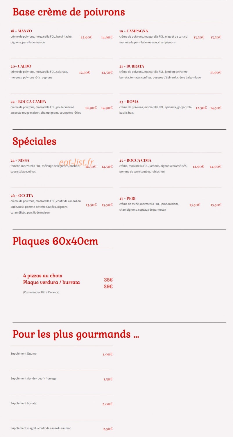 Bocca Alba — carte page 2