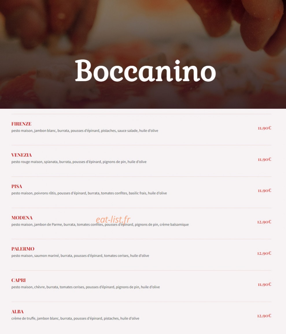 Bocca Alba — carte page 3