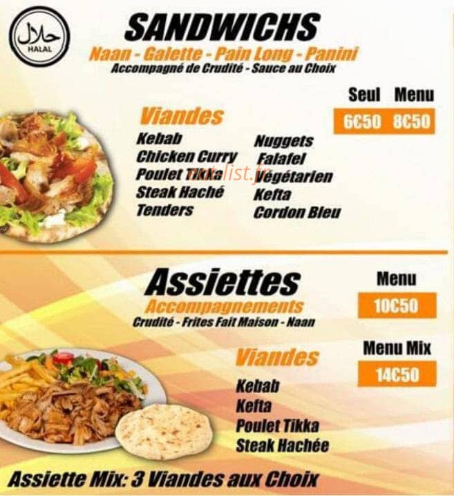 Foodex 31 — carte page 2