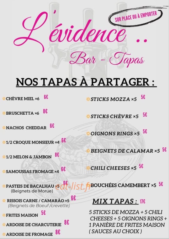 L'évidence — carte page 6
