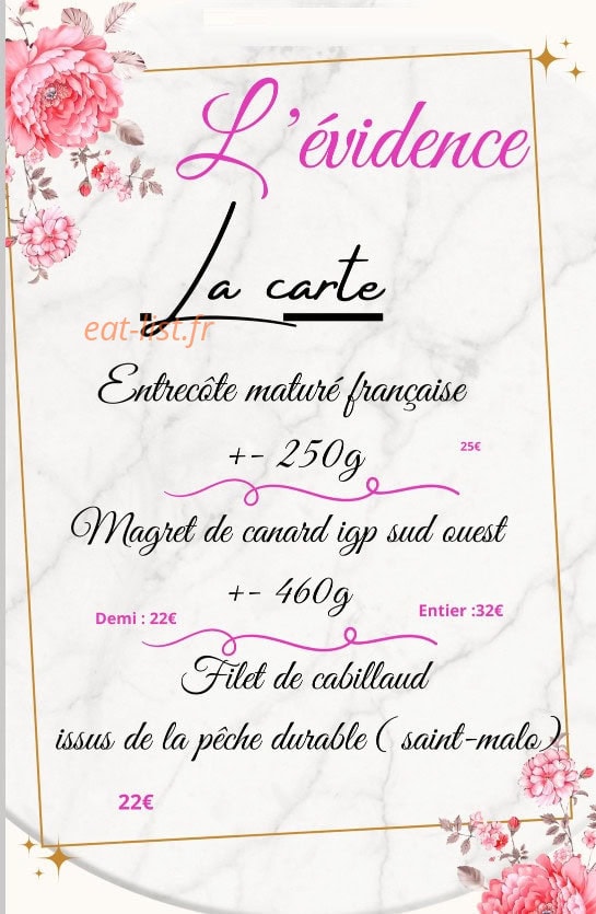 L'évidence — carte page 4