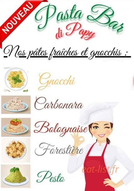La Cave de Papy — carte page 1