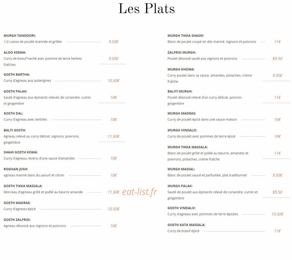 Le Palais De L'inde — carte page 2