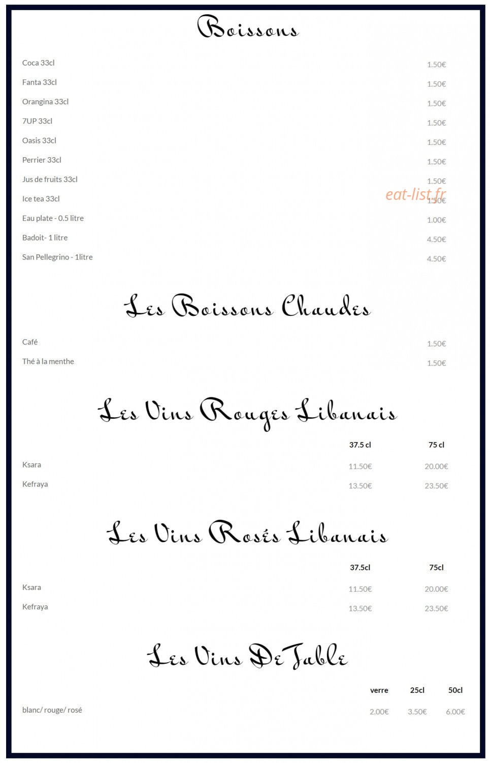 Sama Beyrouth — carte page 3