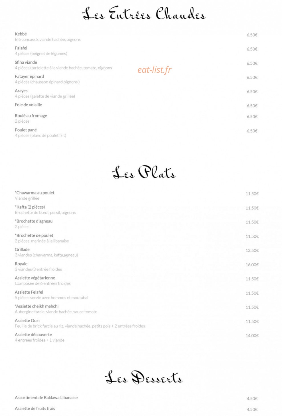 Sama Beyrouth — carte page 2