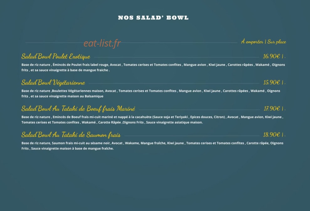 La Cassine du Burger — carte page 4