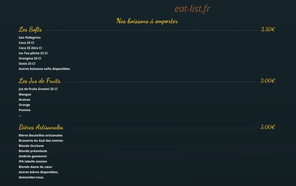 La Cassine du Burger — carte page 7