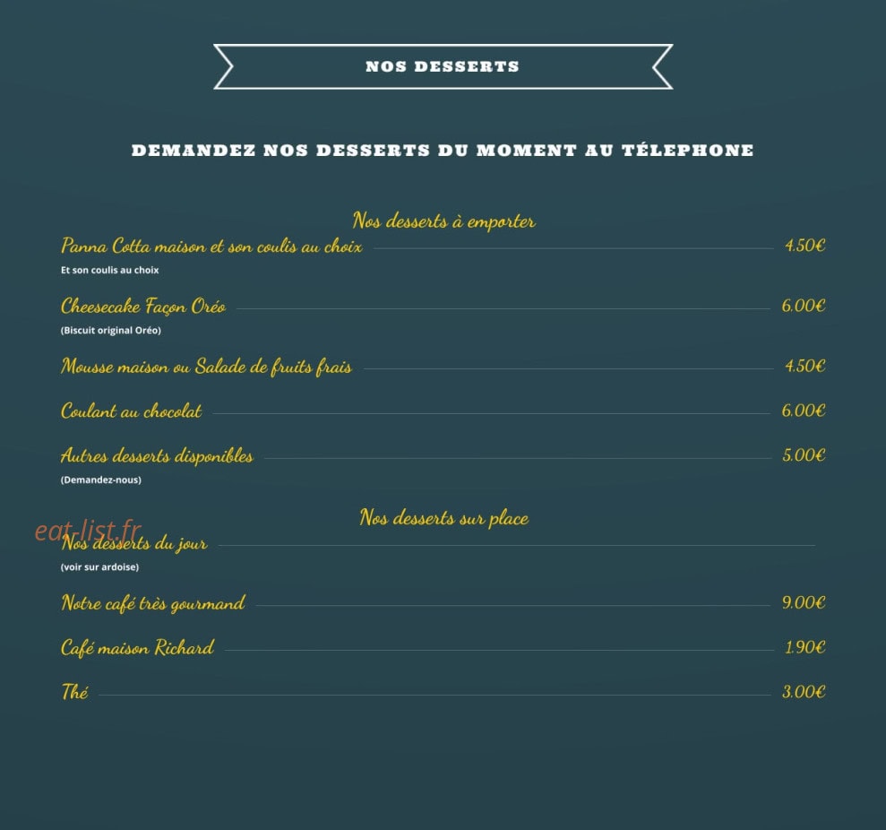 La Cassine du Burger — carte page 6